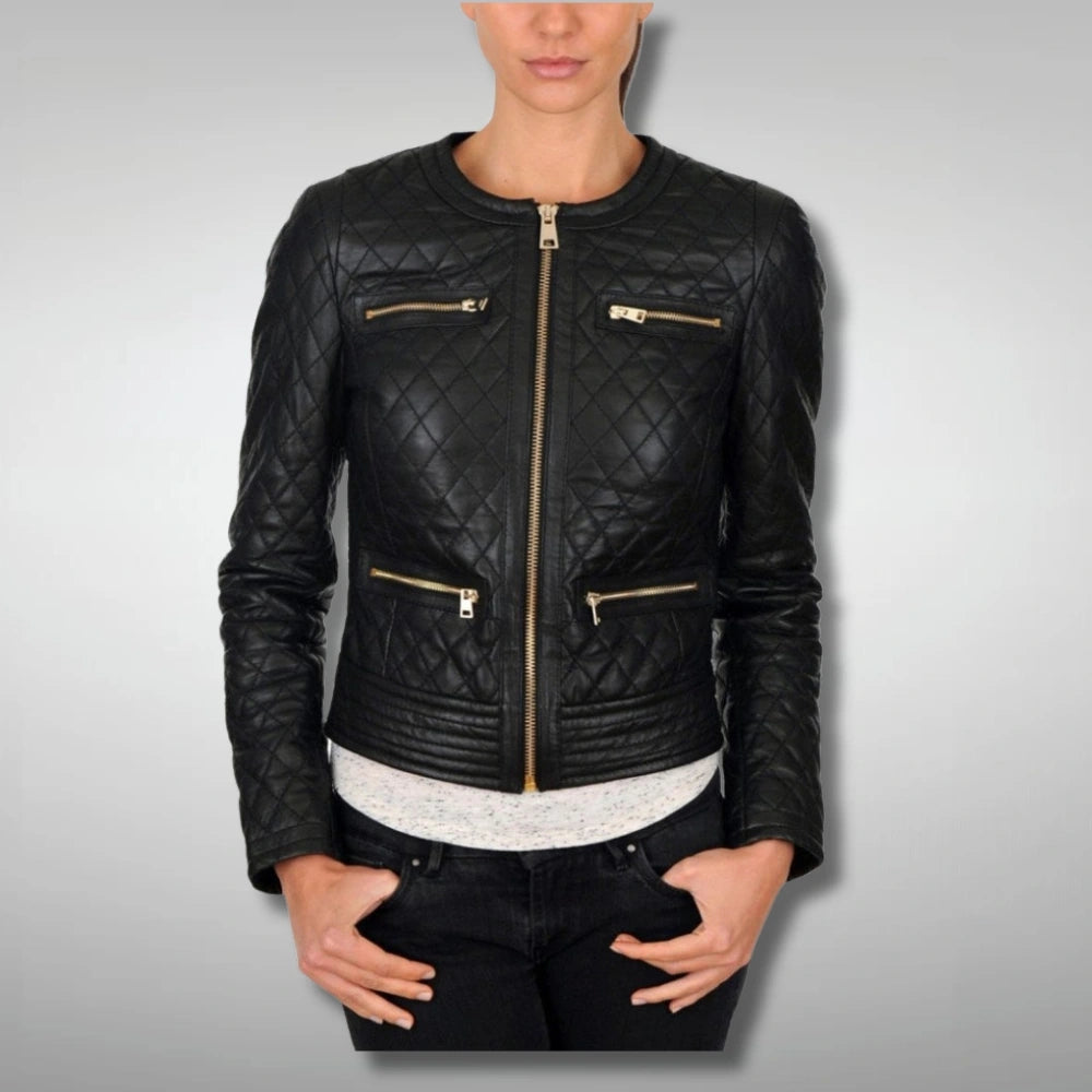 Black Quilted Jacket