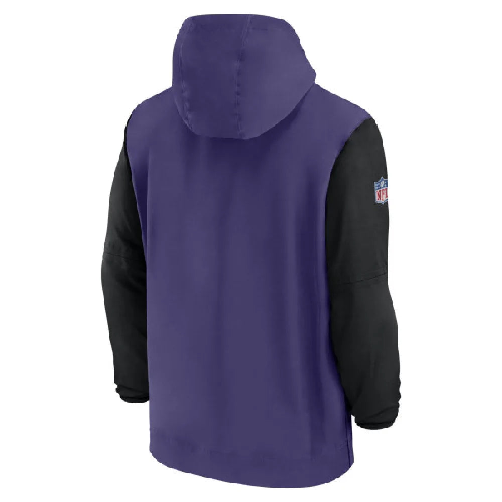 Baltimore Ravens 2024 NFL Sideline Player Purple Jacket