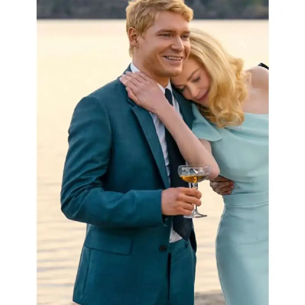 Billy Howle blue suit The Perfect Couple