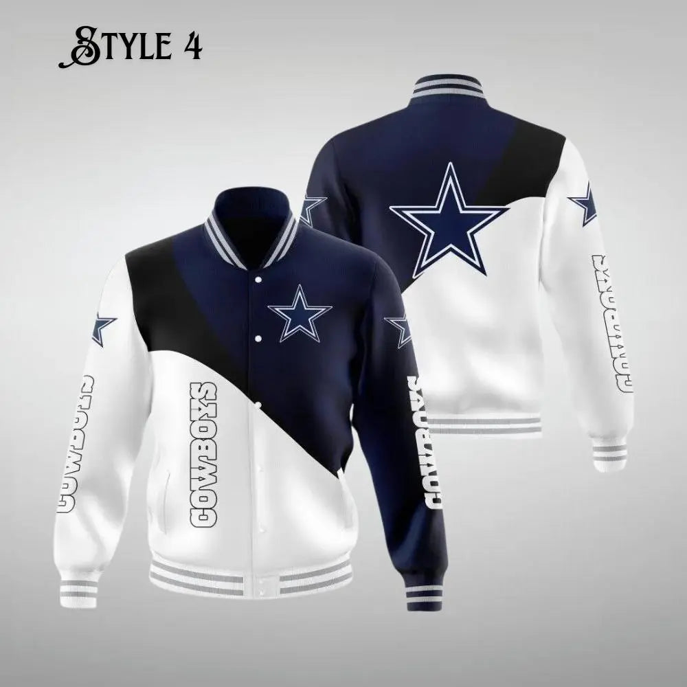 Burke Dallas Cowboys Team Varsity Jacket