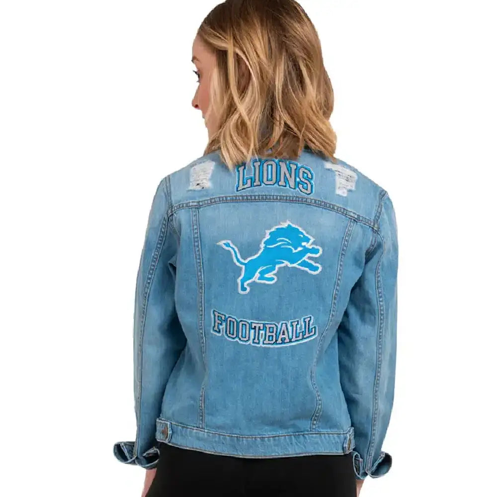 Detroit Lions Wakefield denim jacket