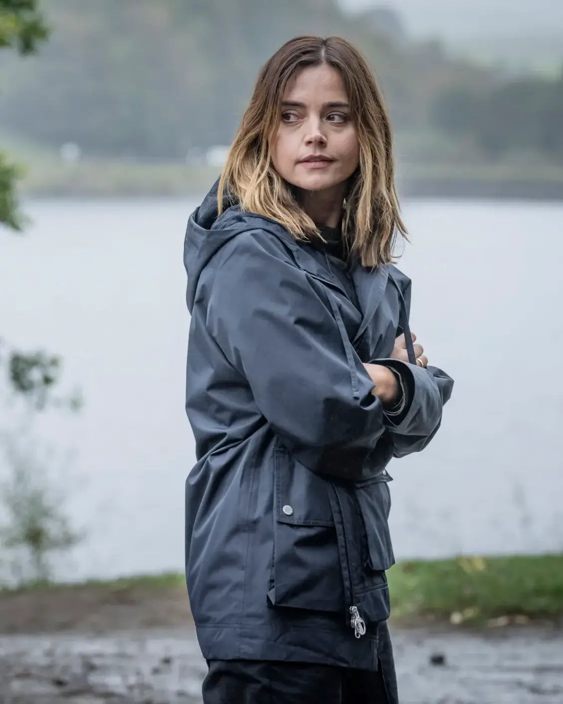 Ember Manning Blue Hooded Jacket