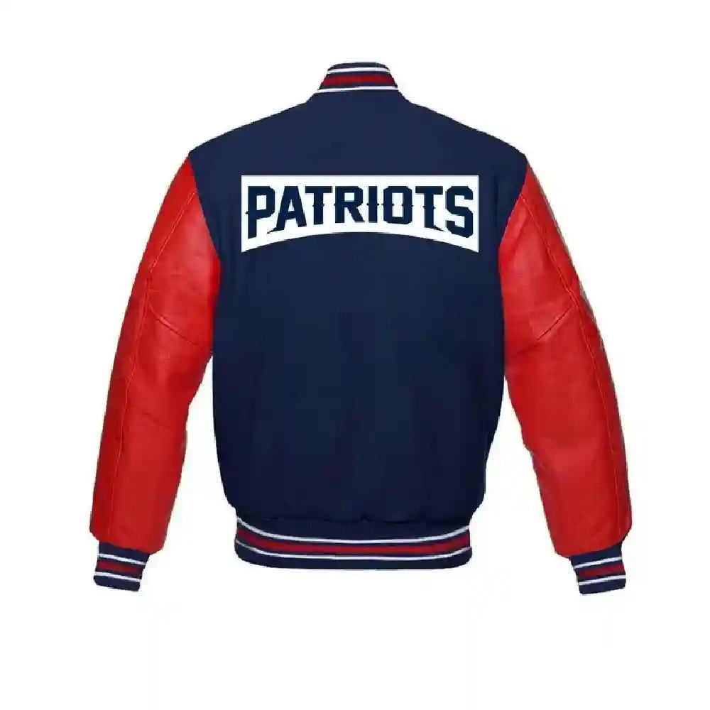 Jennee New England Patriots Varsity Jacket