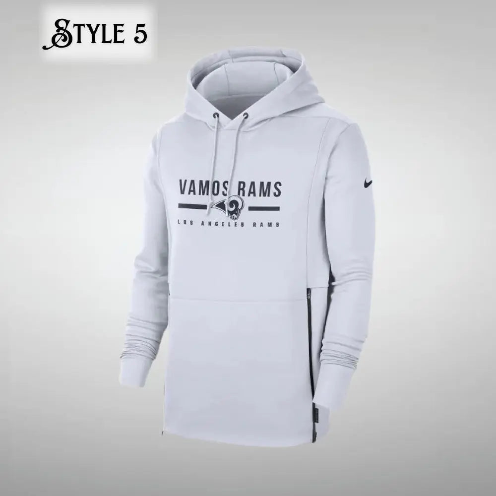 Grey Los Angeles Rams Nike Hoodie