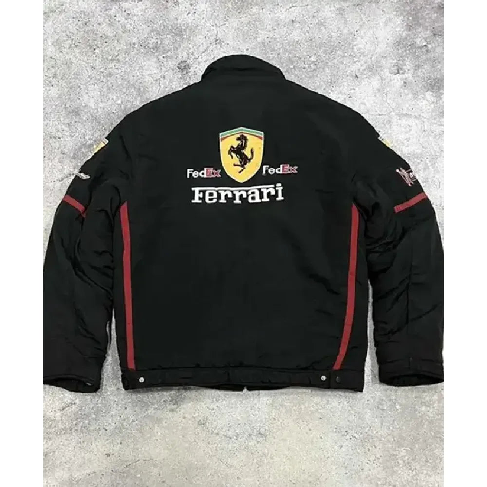 Marlboro Ferrari F1 Racing Nascar Black Jacket