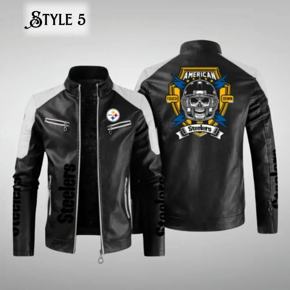 Pittsburgh Steelers Leather Team Jacket