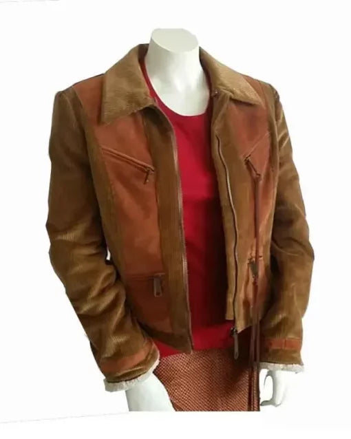 Superman and Lois brown sherpa jacket
