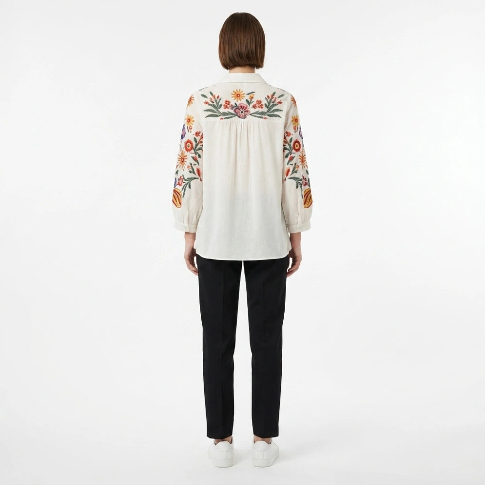 A Castle of Our Own 2026 Erica Cerra Floral Blouse