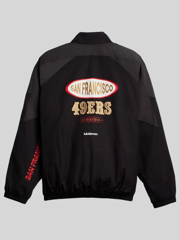 San Francisco 49ers lululemon Black Oversized Track Jacket
