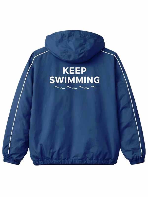 BTS Keep Swimming Blue Hooded Jacket – Unisex
