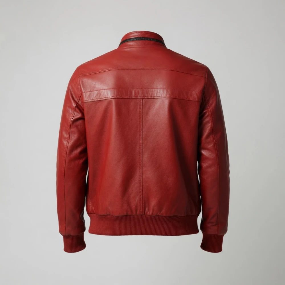Buy Karate Kid Red Leather Jacket