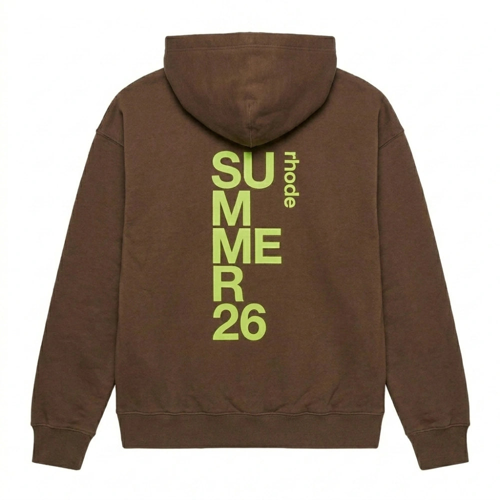 Rhode Dallas Pop Up Brown Hoodie