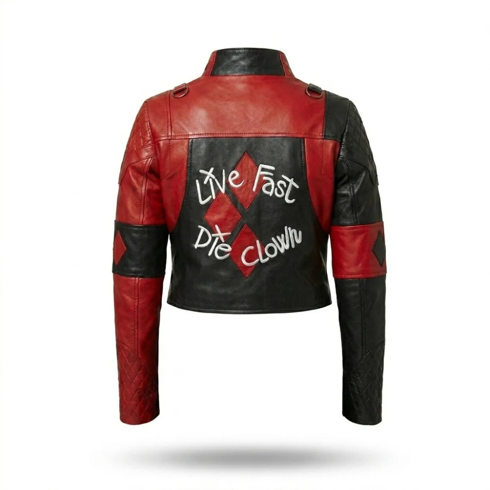 Harley Quinn Live Fast Die Clown Jacket