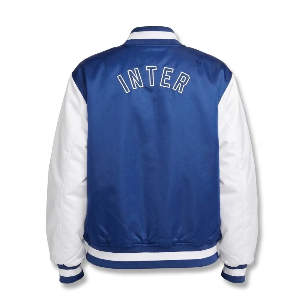 Inter Milan Fanatics Fest NYC 2026 Blue Satin Jacket