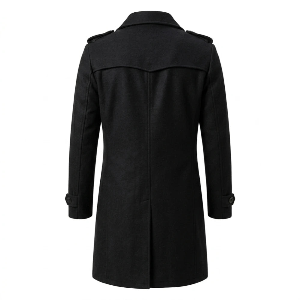 James Bond 007 First Light Black Trench Coat