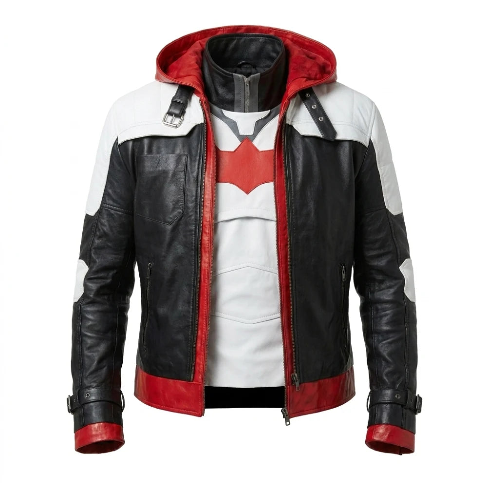 Jason Todd Batman Arkham Knight Red Hood Leather Jacket