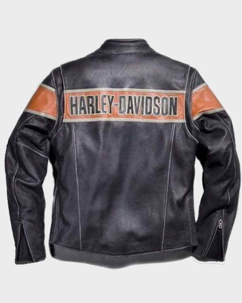 Victory Lane Harley Davidson Leather Jacket