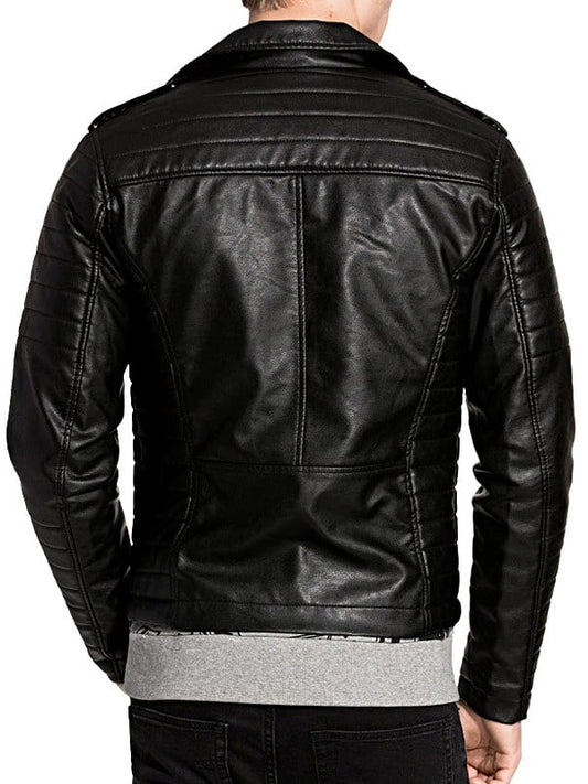 Mens-Brando-Black-Leather-Motorcycle-Jacket