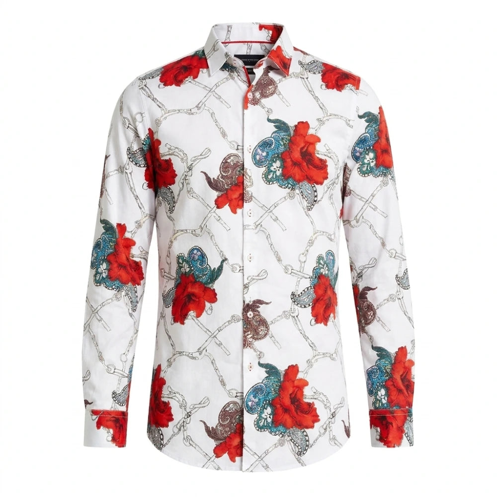 Monday Night RAW Oba Femi Floral Printed Shirt