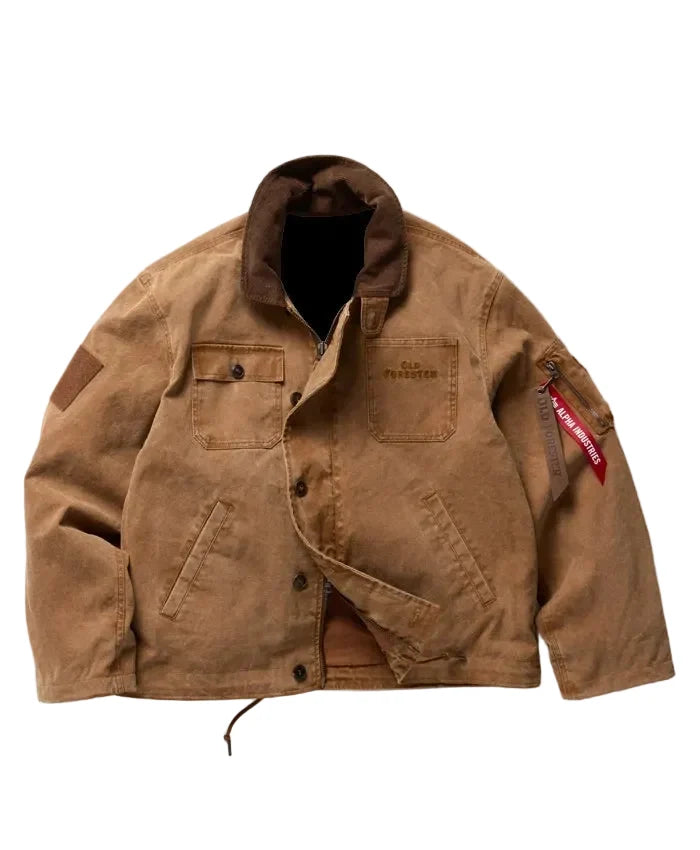 Old Forester Brown Cotton Jacket