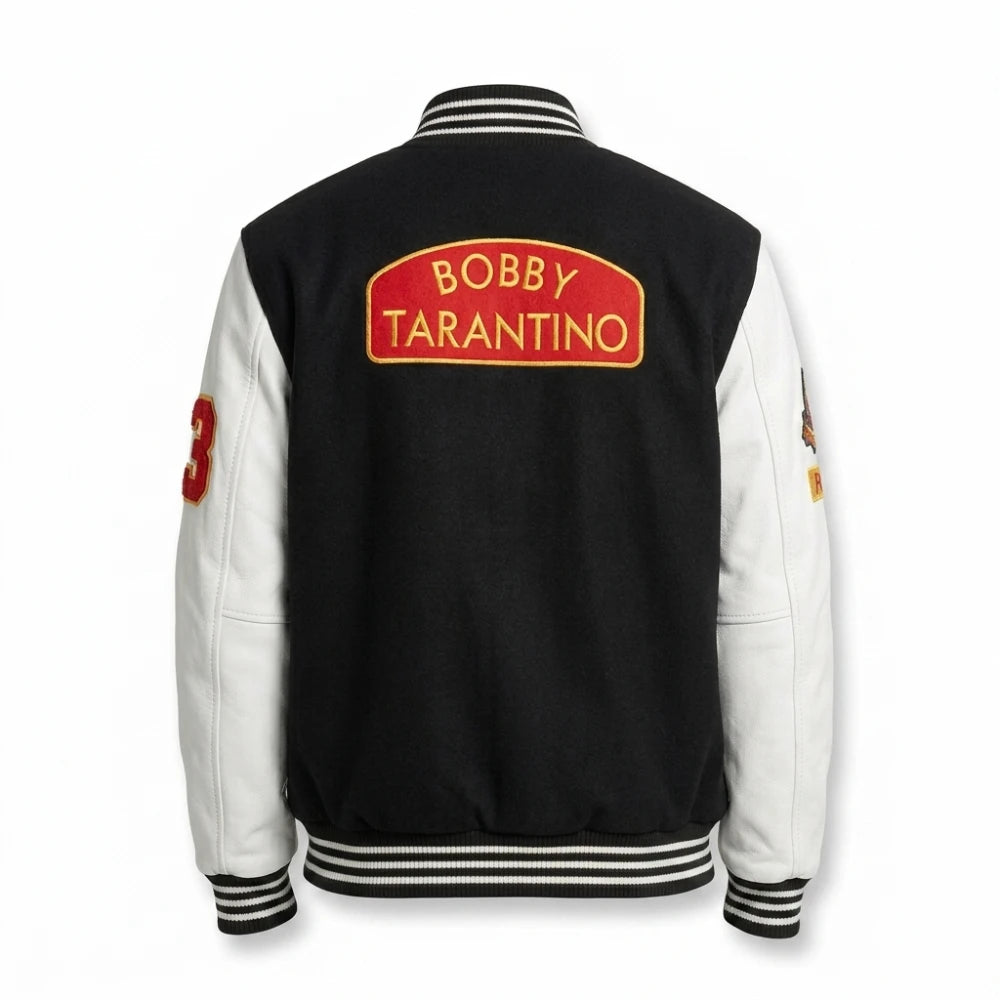 Order Bobby Tarantino White Letterman Jacket