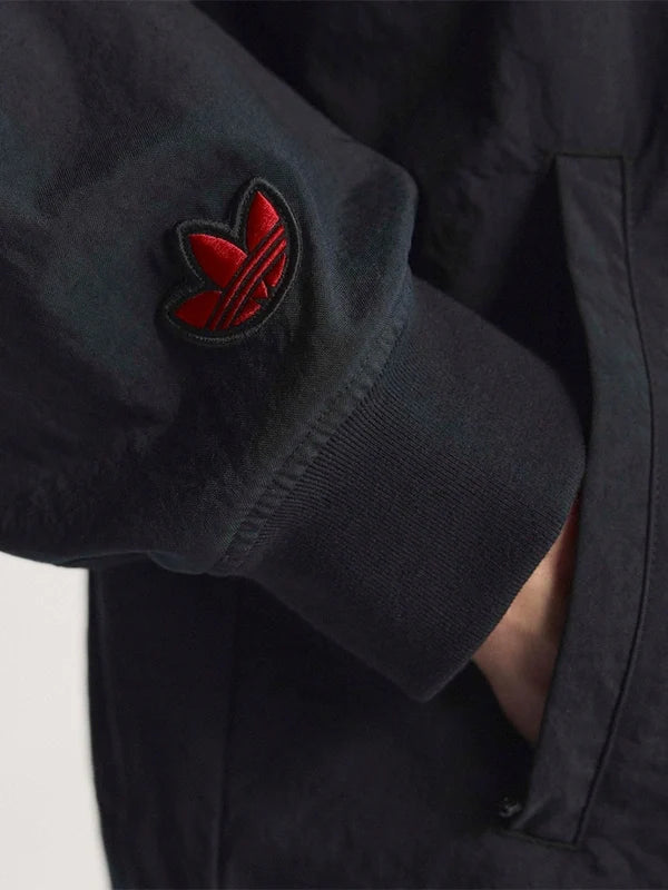 Manchester United x adidas Stone Roses Black Jacket