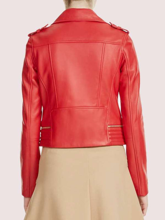 Womens-Red-Motorcycle-Jacket