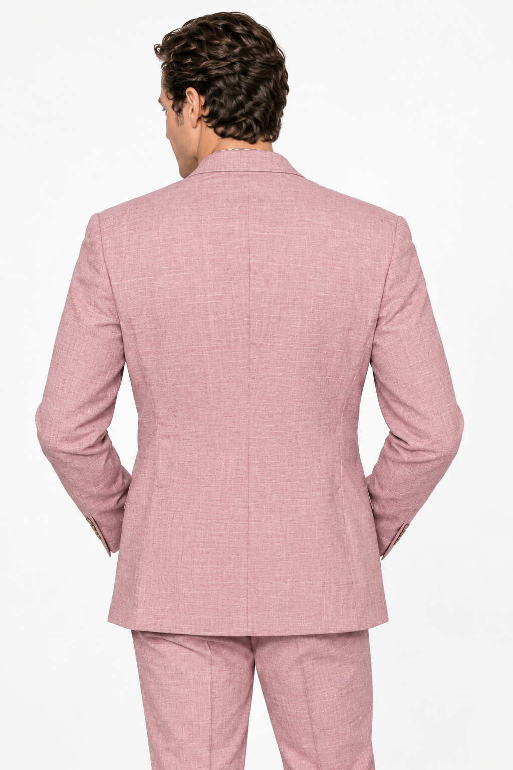 Pete Davidson Tommy Karate Pink Suit