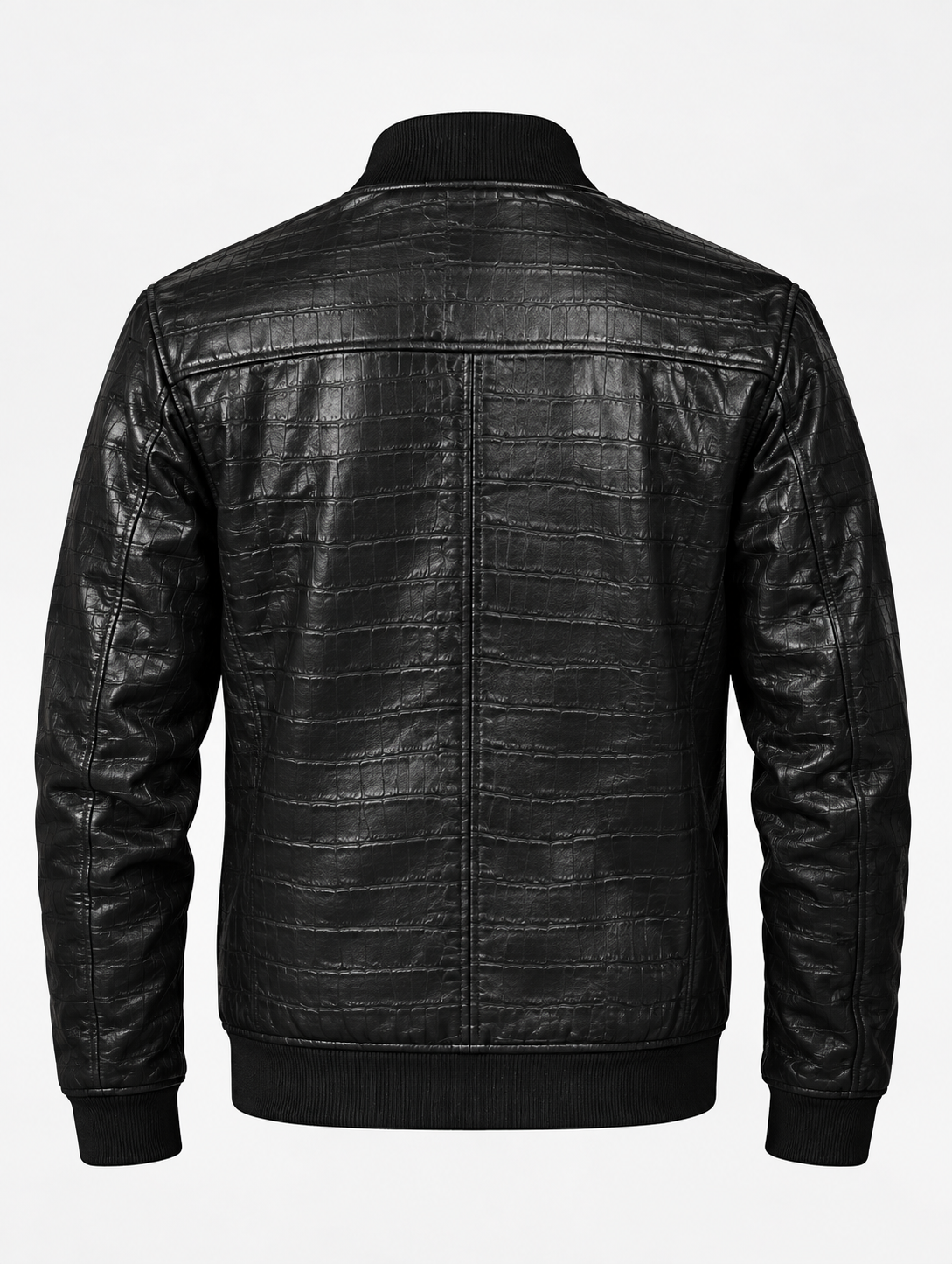 Watch What Happens Live Snoop Dogg Black Leather Bomber Jacket