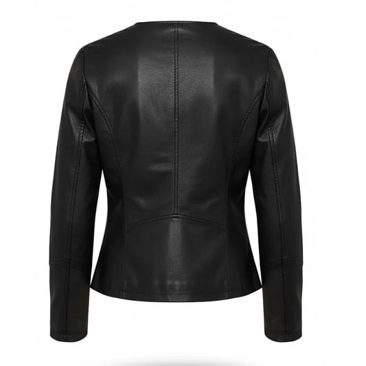 Western Fashion Black Leather Jacket