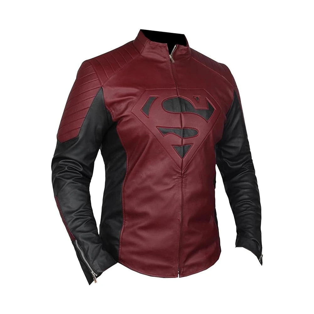 Superman black and red jacket