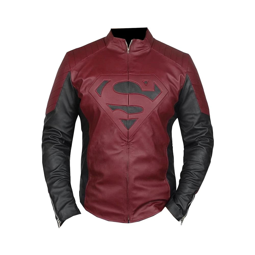 Tom Welling red black jacket