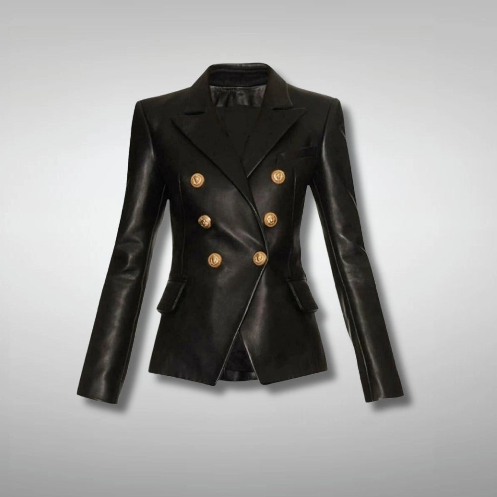 Double Breasted Black Blazer