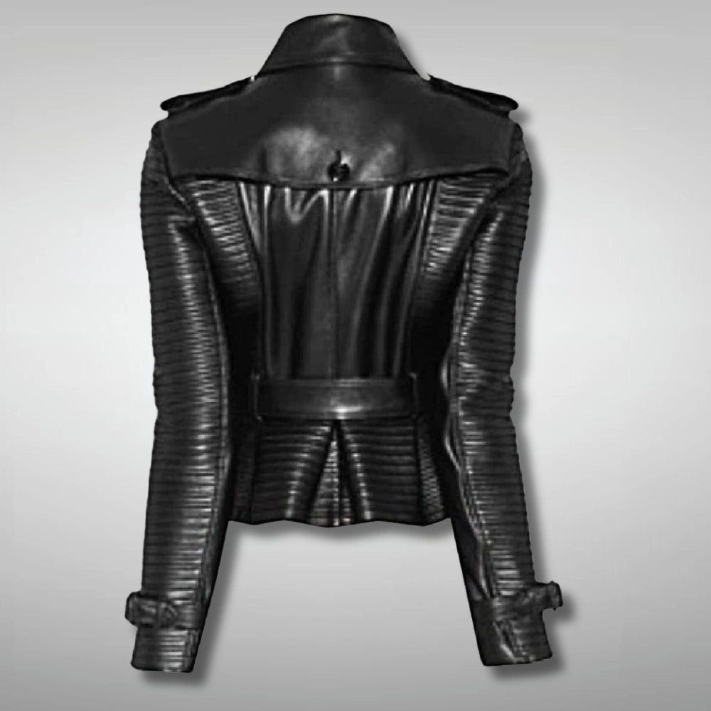 Women Black Leather Jacket