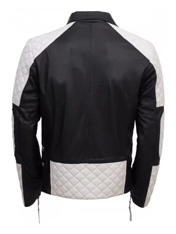 Black-White-Biker-Style-Leather-Jacket-For-Mens