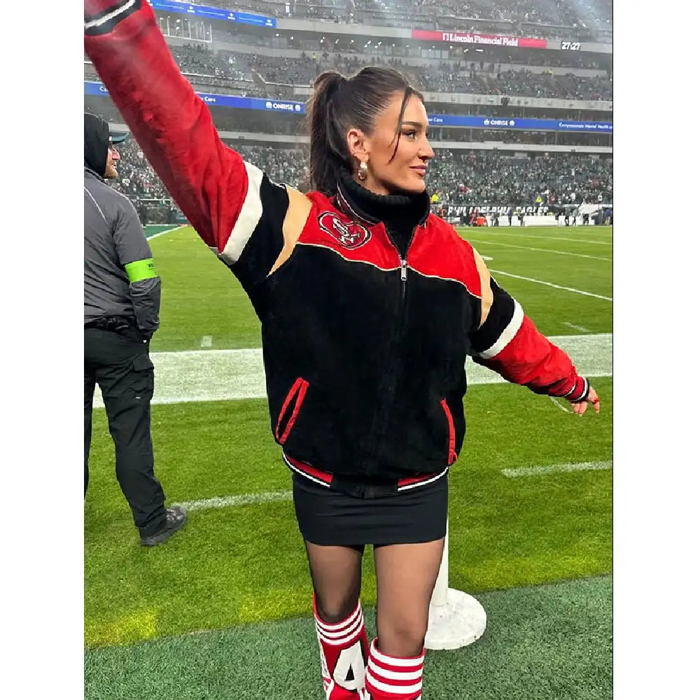 San Francisco 49ers Kristin Juszczyk jacket
