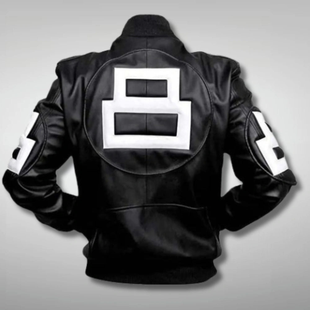 8 Ball Black Bomber Jacket