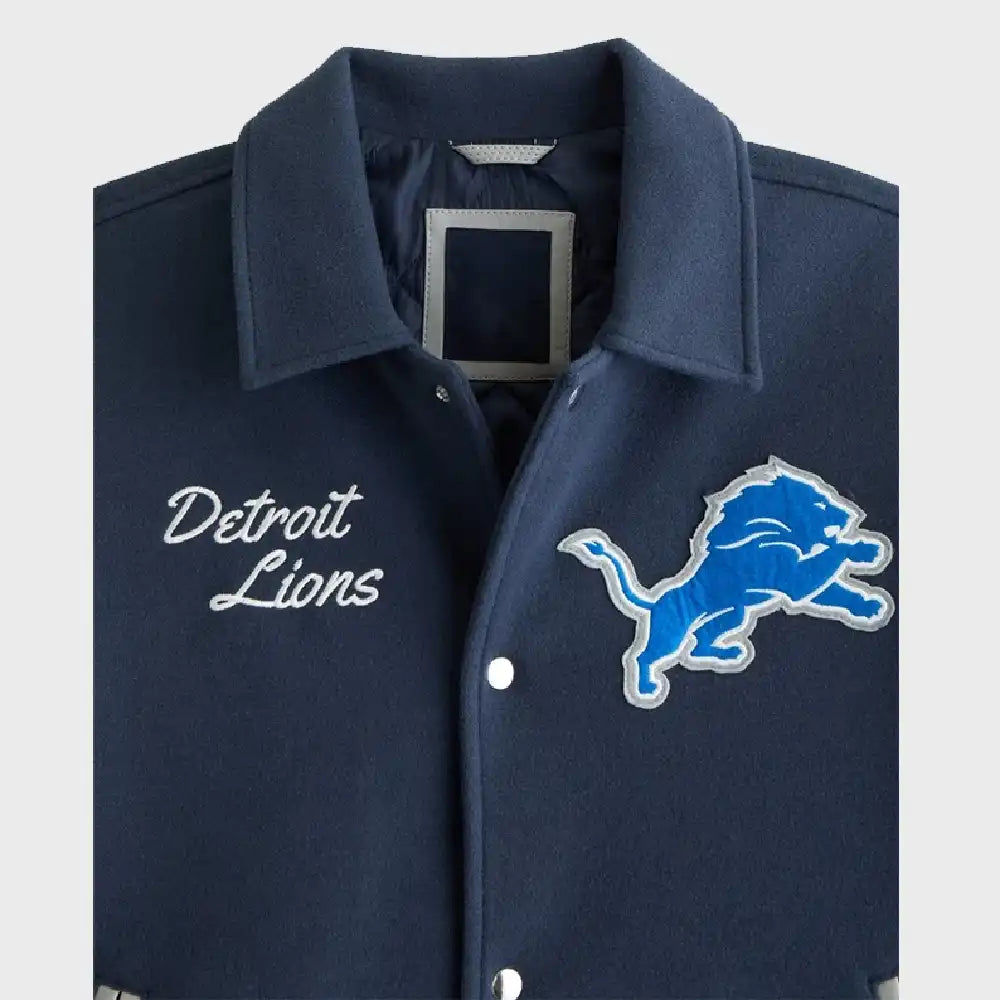 Detroit Lions Abercrombie varsity jacket

