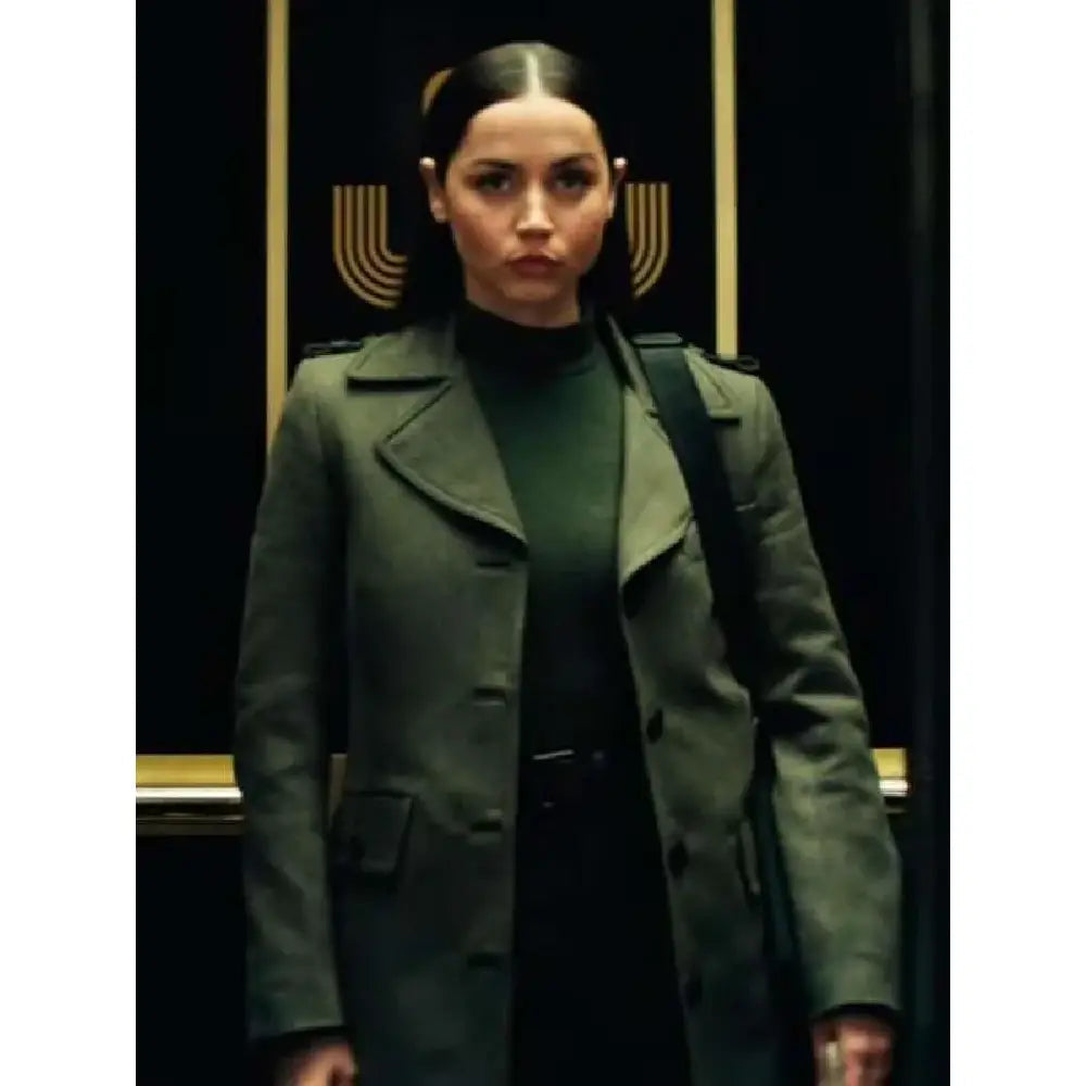 Ana de Armas Ballerina 2025 Coat