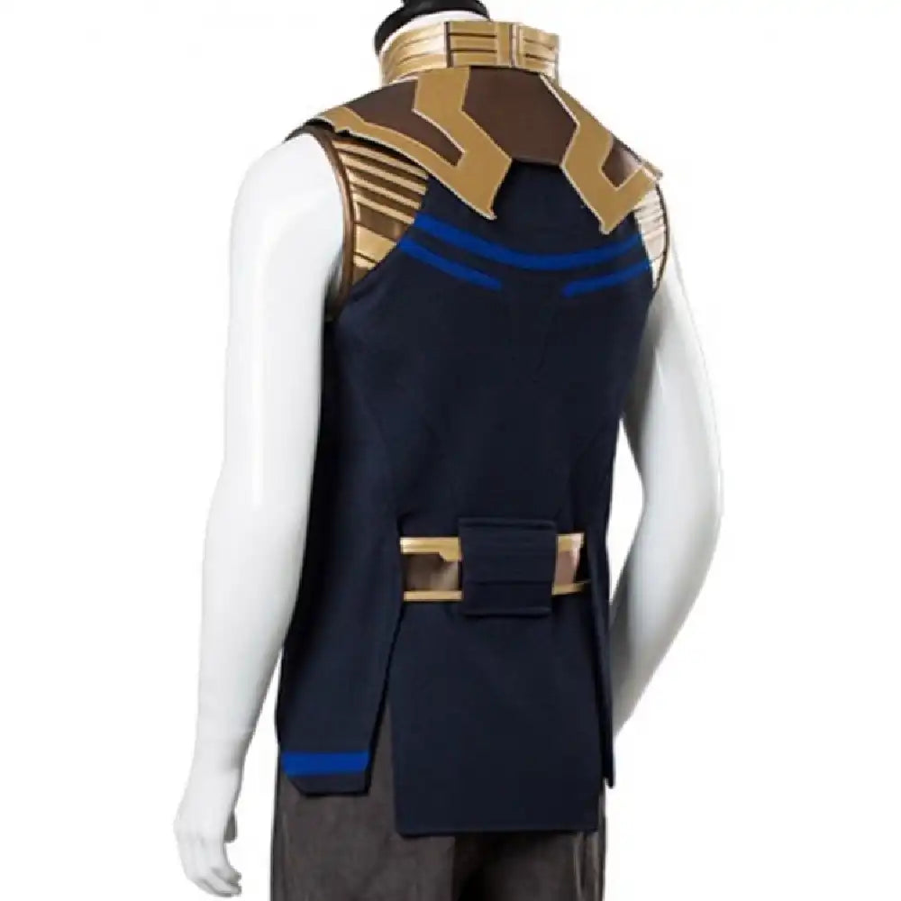 Avengers Infinity War Thanos blue vest

