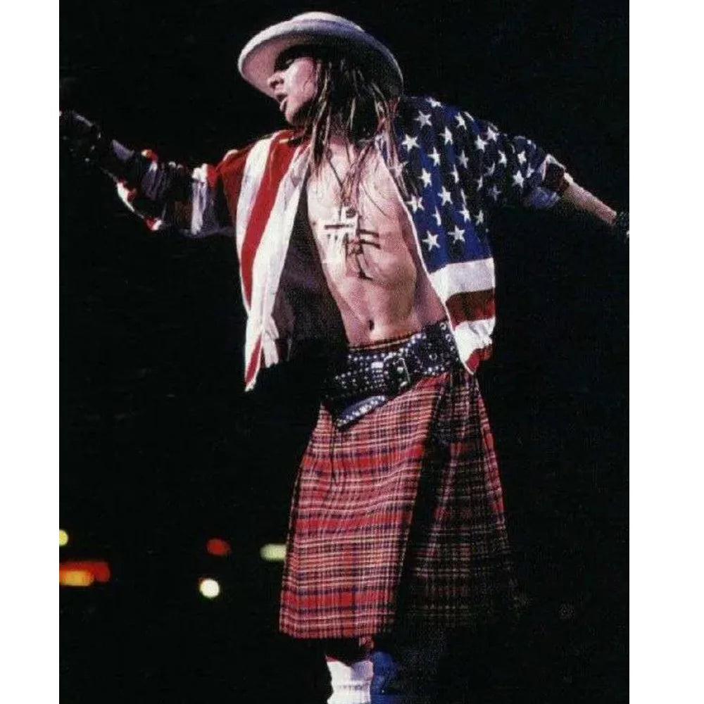 Axl Rose flag bomber jacket

