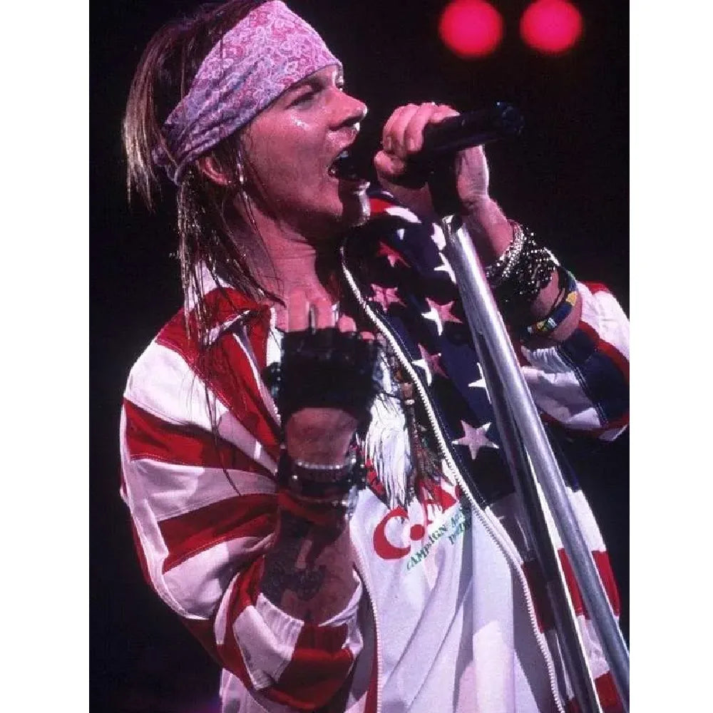 Axl Rose American Flag Jacket