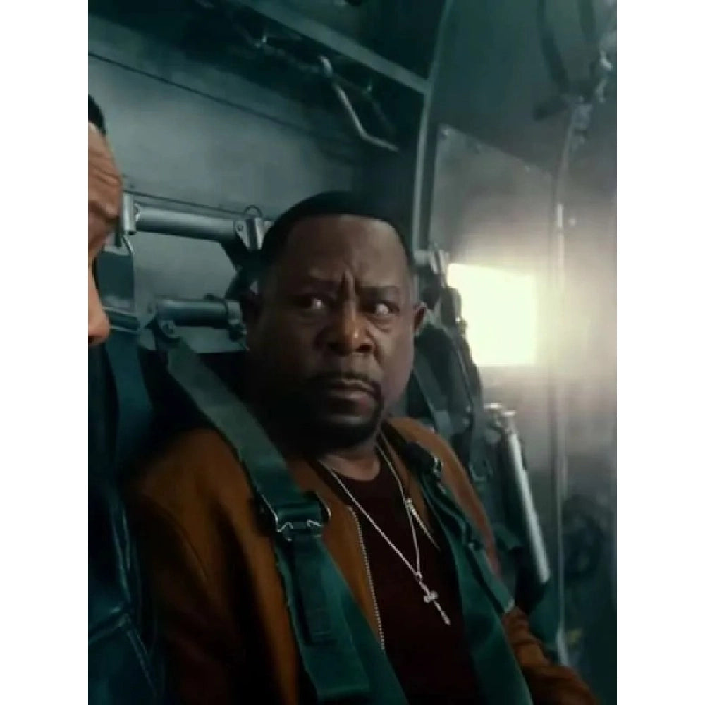 Bad Boys Martin Lawrence Brown Bomber Jacket