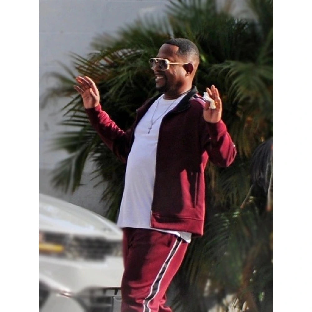 Martin Lawrence Maroon Track Jacket