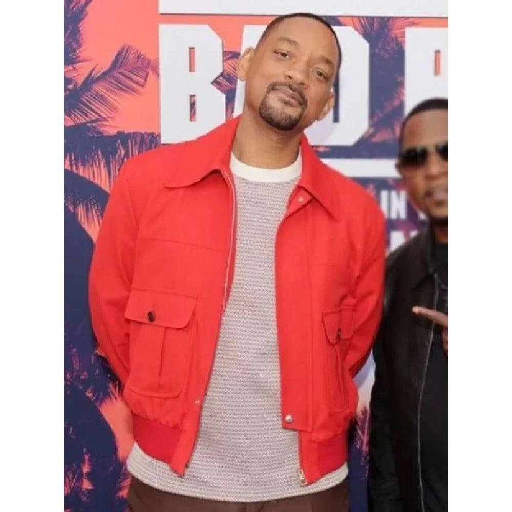Ride or Die Will Smith Red Jacket