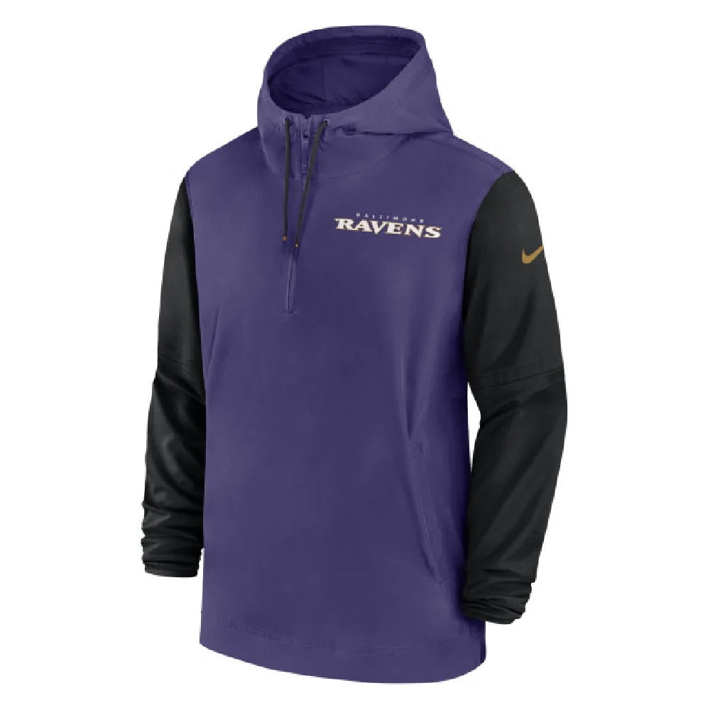 Nike Baltimore Ravens 2024 NFL Sideline Player Purple Jacket