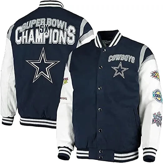 Beck Dallas Cowboys Varsity Full Snap Jacket