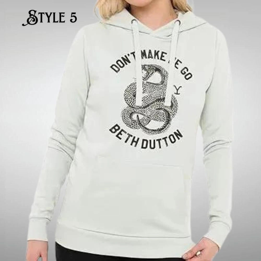 Grey Beth Dutton Hoodie