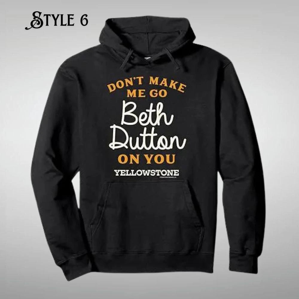 Beth Dutton Hoodie Black