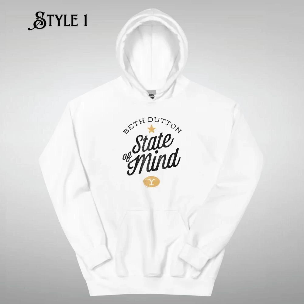 Beth Dutton White Hoodie